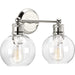 Myhouse Lighting Progress Lighting - P300050-104 - Two Light Bath - Hansford - Polished Nickel