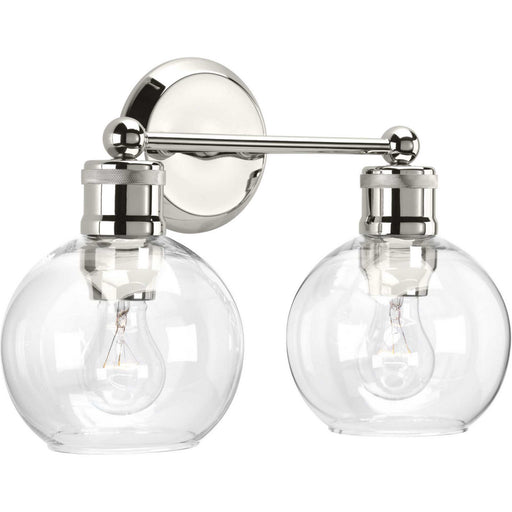 Myhouse Lighting Progress Lighting - P300050-104 - Two Light Bath - Hansford - Polished Nickel