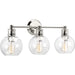 Myhouse Lighting Progress Lighting - P300051-104 - Three Light Bath - Hansford - Polished Nickel