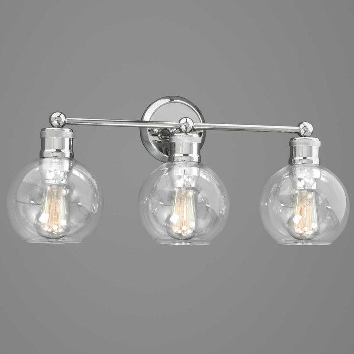 Myhouse Lighting Progress Lighting - P300051-104 - Three Light Bath - Hansford - Polished Nickel