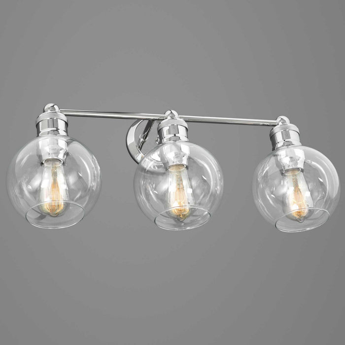 Myhouse Lighting Progress Lighting - P300051-104 - Three Light Bath - Hansford - Polished Nickel