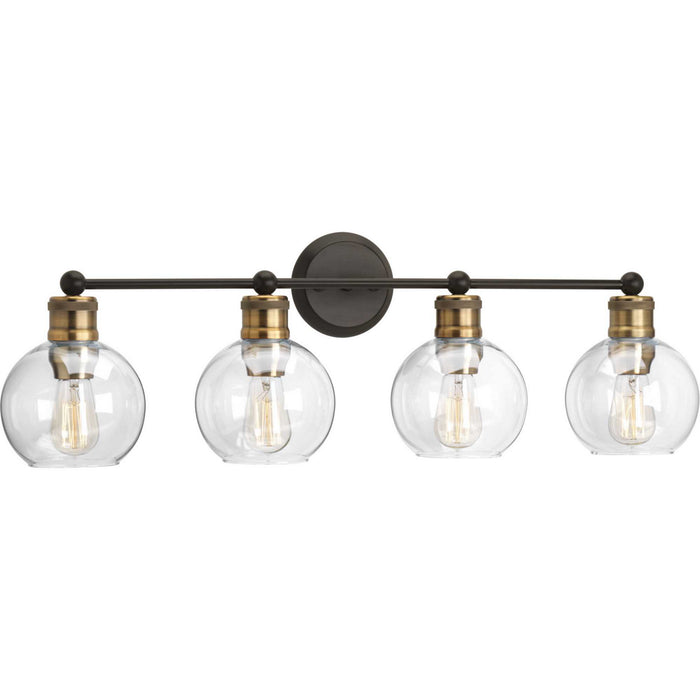 Myhouse Lighting Progress Lighting - P300052-020 - Four Light Bath - Hansford - Antique Bronze
