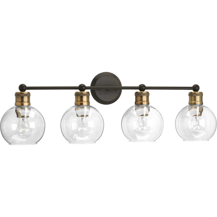 Myhouse Lighting Progress Lighting - P300052-020 - Four Light Bath - Hansford - Antique Bronze