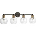 Myhouse Lighting Progress Lighting - P300052-020 - Four Light Bath - Hansford - Antique Bronze