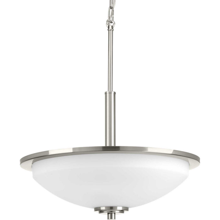 Myhouse Lighting Progress Lighting - P3450-09 - Three Light inverted pendant - Replay - Brushed Nickel