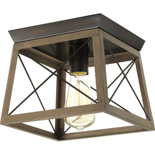 Myhouse Lighting Progress Lighting - P350022-020 - One Light Flush Mount - Briarwood - Antique Bronze