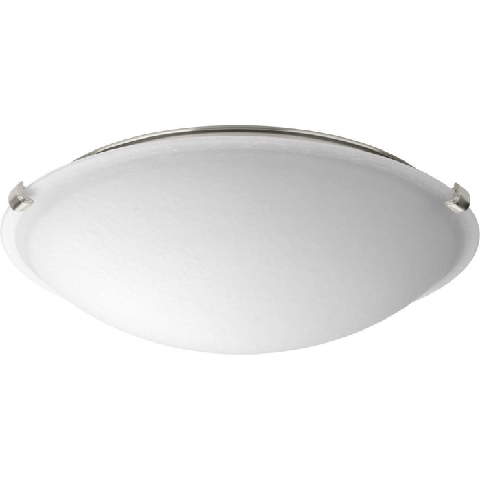 Myhouse Lighting Progress Lighting - P350056-009-30 - LED Flush Mount - Linen Dome Led - Brushed Nickel