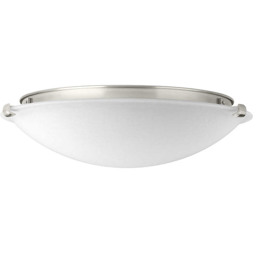 Myhouse Lighting Progress Lighting - P350056-009-30 - LED Flush Mount - Linen Dome Led - Brushed Nickel