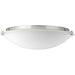 Myhouse Lighting Progress Lighting - P350056-009-30 - LED Flush Mount - Linen Dome Led - Brushed Nickel