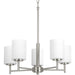 Myhouse Lighting Progress Lighting - P4319-09 - Five Light Chandelier - Replay - Brushed Nickel