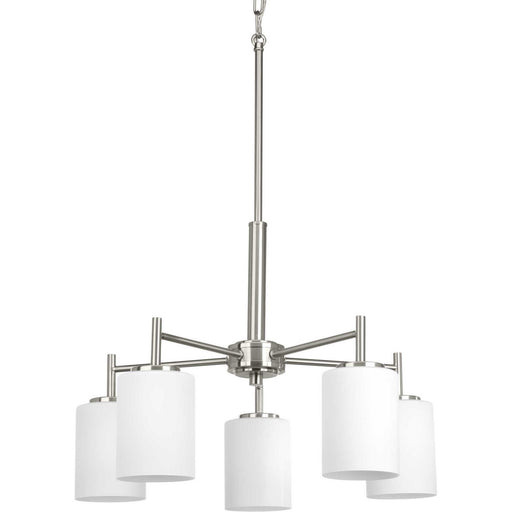 Myhouse Lighting Progress Lighting - P4319-09 - Five Light Chandelier - Replay - Brushed Nickel