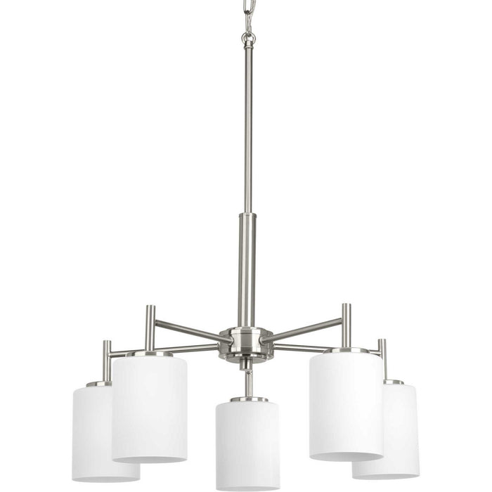 Myhouse Lighting Progress Lighting - P4319-09 - Five Light Chandelier - Replay - Brushed Nickel