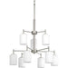 Myhouse Lighting Progress Lighting - P4726-09 - Nine Light Chandelier - Replay - Brushed Nickel