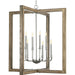 Myhouse Lighting Progress Lighting - P4763-141 - Eight Light Chandelier - Turnbury - Galvanized Finish