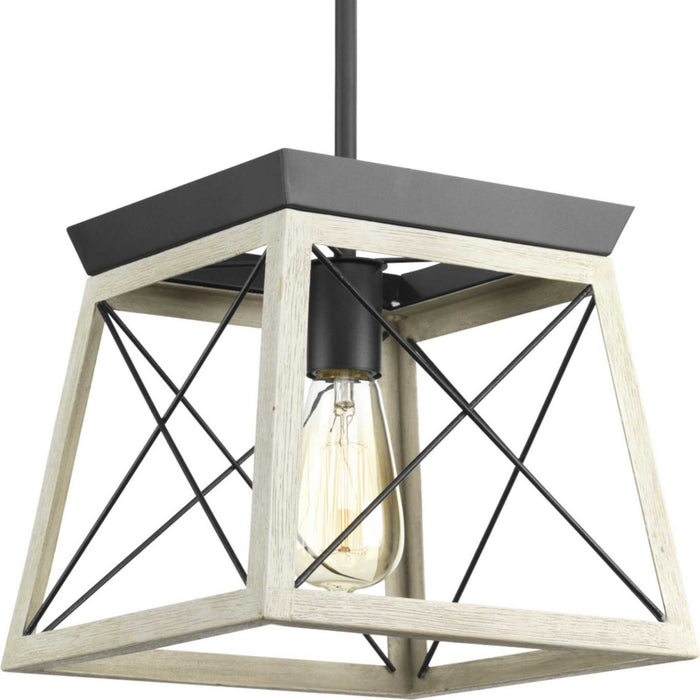 Myhouse Lighting Progress Lighting - P500041-143 - One Light Pendant - Briarwood - Graphite