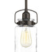 Myhouse Lighting Progress Lighting - P500055-020 - One Light Mini Pendant - Calhoun - Antique Bronze