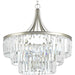 Myhouse Lighting Progress Lighting - P5346-134 - Six Light Pendant - Glimmer - Silver Ridge