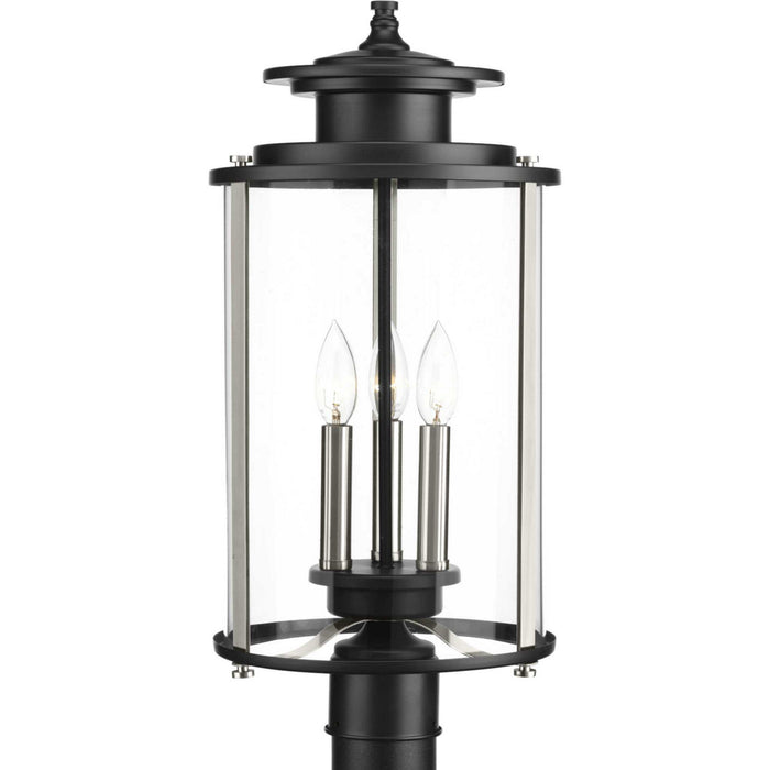 Myhouse Lighting Progress Lighting - P540012-031 - Three Light Post Lantern - Squire - Black