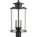 Myhouse Lighting Progress Lighting - P540012-031 - Three Light Post Lantern - Squire - Black