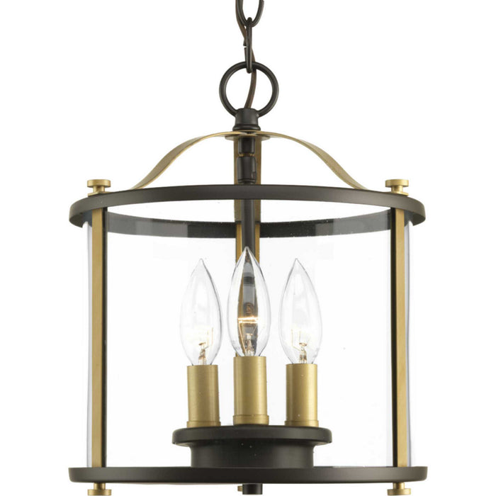 Myhouse Lighting Progress Lighting - P550011-020 - Three Light Semi-Flush convertible - Squire - Antique Bronze