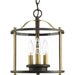 Myhouse Lighting Progress Lighting - P550011-020 - Three Light Semi-Flush convertible - Squire - Antique Bronze