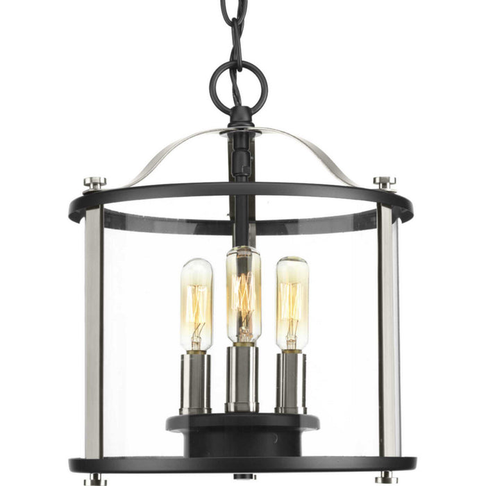 Myhouse Lighting Progress Lighting - P550011-031 - Three Light Semi-Flush convertible - Squire - Black