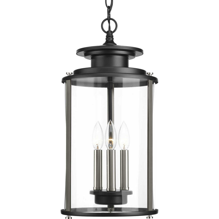 Myhouse Lighting Progress Lighting - P550012-031 - Three Light Hanging Lantern - Squire - Black