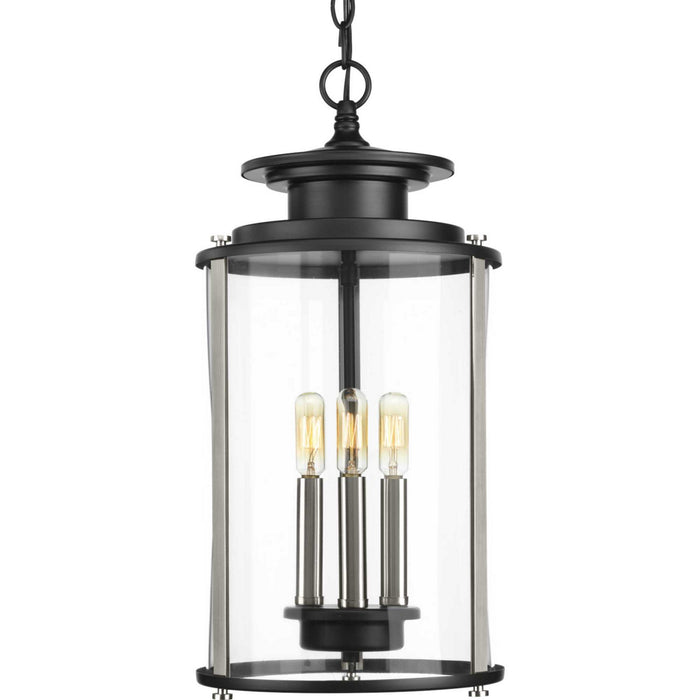 Myhouse Lighting Progress Lighting - P550012-031 - Three Light Hanging Lantern - Squire - Black