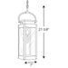 Myhouse Lighting Progress Lighting - P550018-135 - One Light Hanging Lantern - Union Square - Stainless Steel