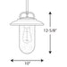 Myhouse Lighting Progress Lighting - P550019-031 - One Light Hanging Lantern - Beaufort - Black