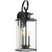 Myhouse Lighting Progress Lighting - P560038-031 - Three Light Large Wall Lantern - Squire - Black