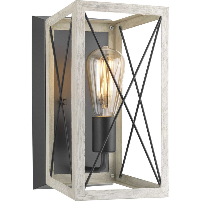 Myhouse Lighting Progress Lighting - P710012-143 - One Light Wall Sconce - Briarwood - Graphite