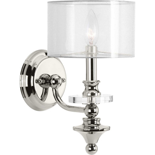 Myhouse Lighting Progress Lighting - P710013-104 - One Light Wall Sconce - Marche' - Polished Nickel