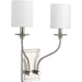 Myhouse Lighting Progress Lighting - P710019-009 - Two Light Wall Sconce - Bonita - Brushed Nickel