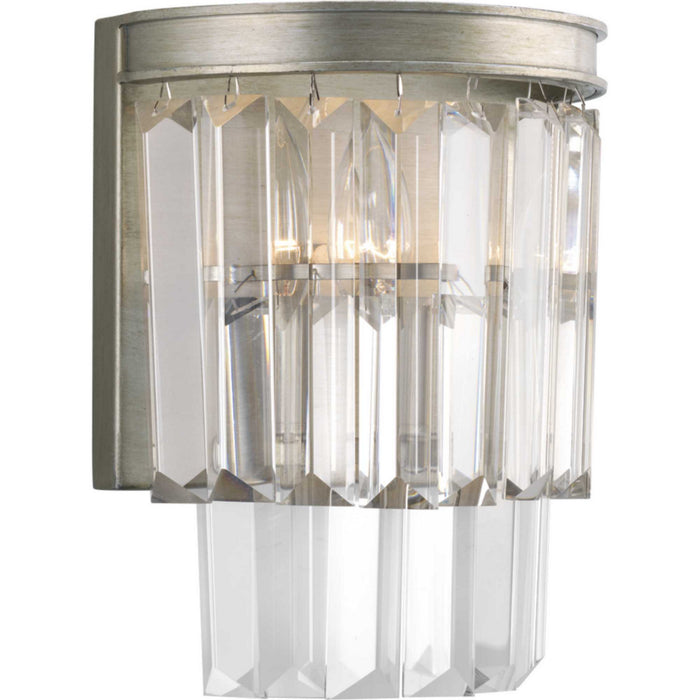 Myhouse Lighting Progress Lighting - P7198-134 - Two Light Wall Sconce - Glimmer - Silver Ridge