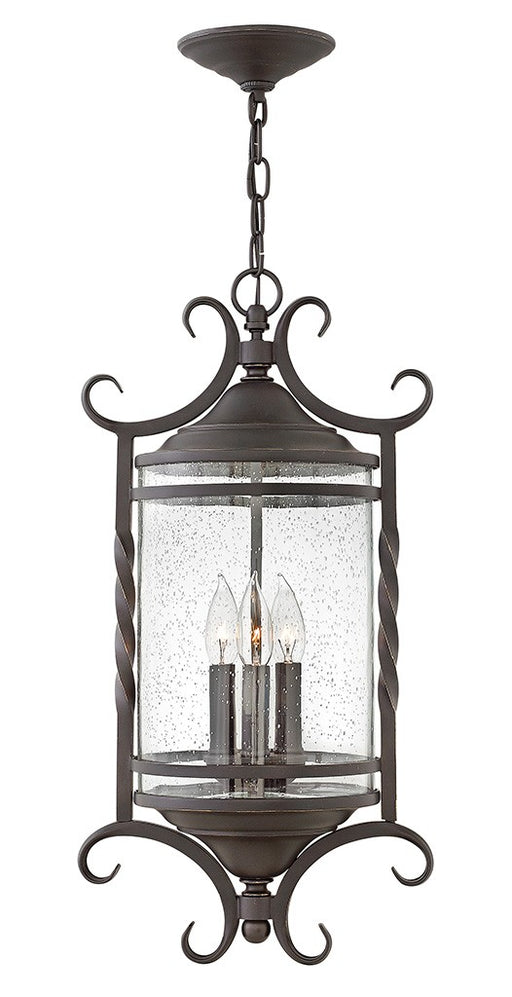 Myhouse Lighting Hinkley - 1147OL-CL - LED Hanging Lantern - Casa - Olde Black