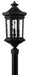 Myhouse Lighting Hinkley - 1601MB-LL - LED Post Top/ Pier Mount - Raley - Museum Black