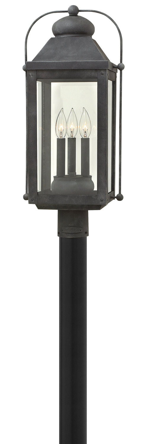 Myhouse Lighting Hinkley - 1851DZ-LL - LED Post Top/ Pier Mount - Anchorage - Aged Zinc