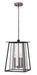 Myhouse Lighting Hinkley - 2102BK - LED Hanging Lantern - Walker - Black