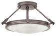 Myhouse Lighting Hinkley - 3381AN - LED Semi-Flush Mount - Collier - Antique Nickel