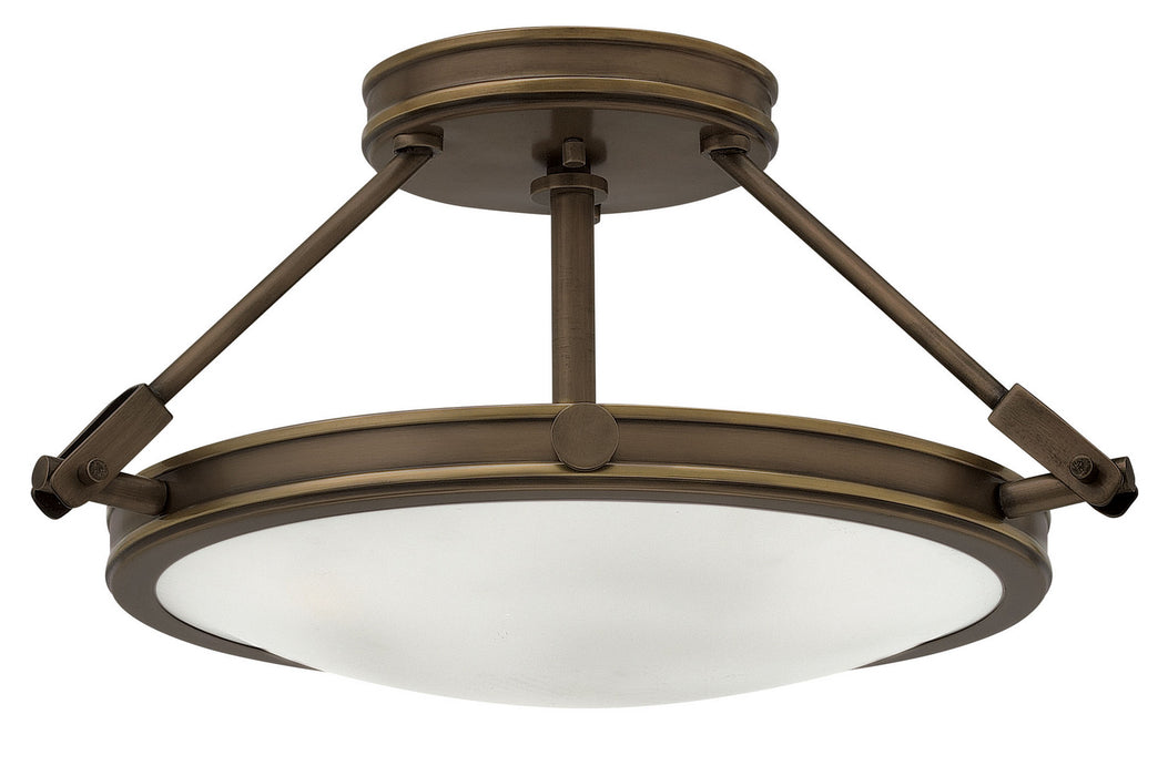 Myhouse Lighting Hinkley - 3381LZ - LED Semi-Flush Mount - Collier - Light Oiled Bronze