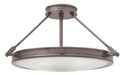 Myhouse Lighting Hinkley - 3382AN - LED Semi-Flush Mount - Collier - Antique Nickel