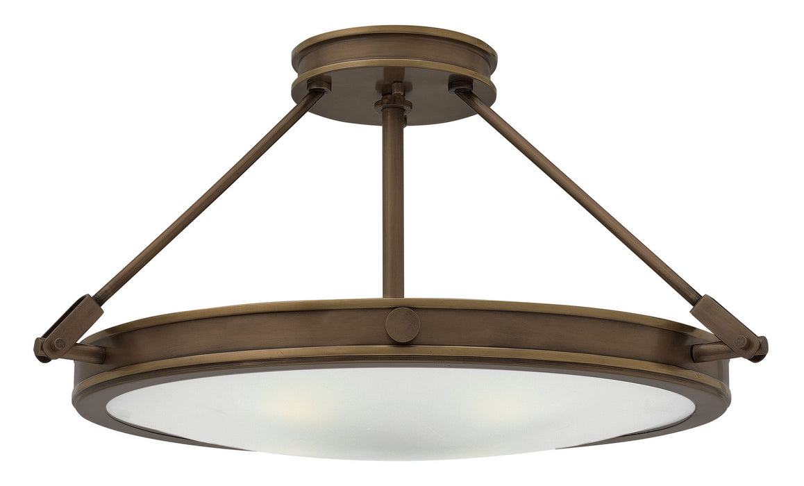 Myhouse Lighting Hinkley - 3382LZ - LED Semi-Flush Mount - Collier - Light Oiled Bronze