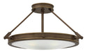Myhouse Lighting Hinkley - 3382LZ - LED Semi-Flush Mount - Collier - Light Oiled Bronze