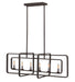 Myhouse Lighting Hinkley - 4815DZ - LED Linear Chandelier - Quentin - Aged Zinc