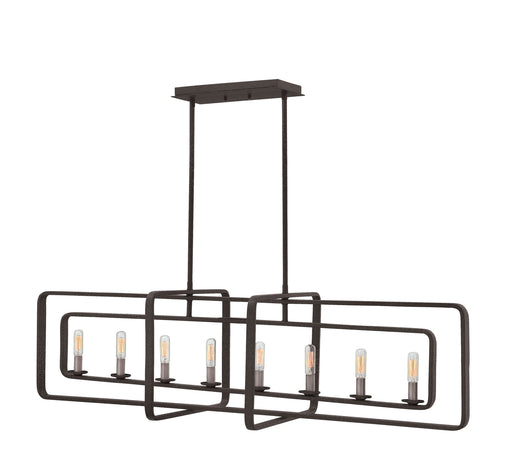 Myhouse Lighting Hinkley - 4818DZ - LED Linear Chandelier - Quentin - Aged Zinc