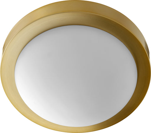 Myhouse Lighting Quorum - 3505-11-80 - Two Light Ceiling Mount - 3505 Contempo Ceiling Mounts - Aged Brass