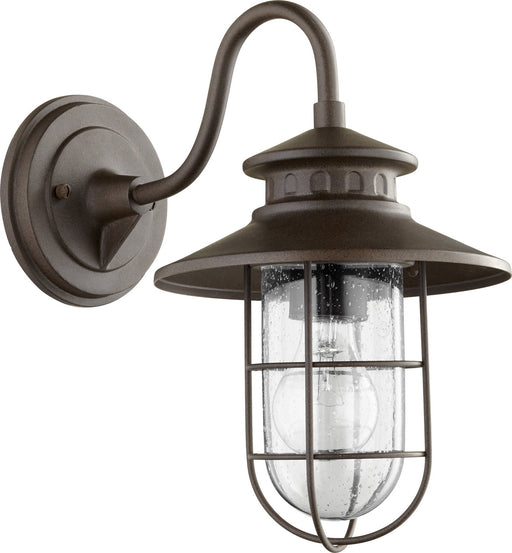 Myhouse Lighting Quorum - 7696-86 - One Light Outdoor Lantern - Moriarty - Oiled Bronze