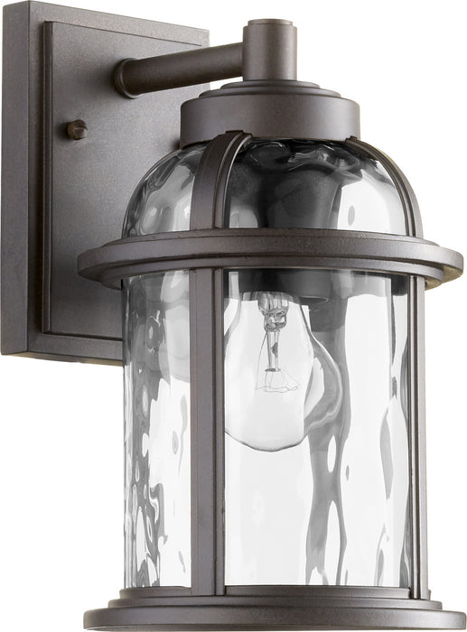 Myhouse Lighting Quorum - 7760-86 - One Light Outdoor Lantern - Winston - Oiled Bronze