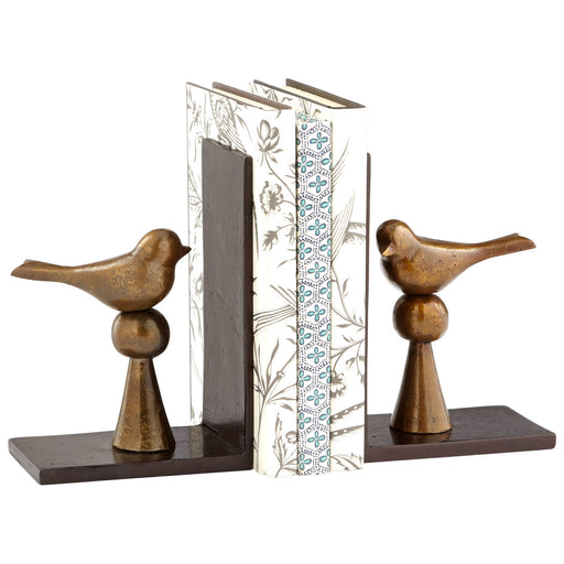 Myhouse Lighting Cyan - 08289 - Bookends - Antique Brass
